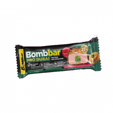 Батончик глазированный "Малина" Dubai Collection Bombbar